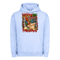 Pigment Grape Ice Merry Cluckin' Christmas Urban Hoodie - RanaPortraitStore