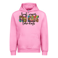 Fuchsia Pink boat waves sun rays lake days Urban Hoodie - texasbilliewilder