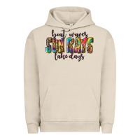 Pigment French Oak boat waves sun rays lake days Urban Hoodie - texasbilliewilder