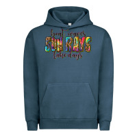 Pigment Midnight Navy boat waves sun rays lake days Urban Hoodie - texasbilliewilder