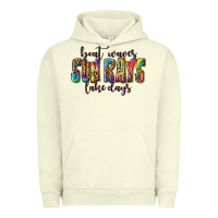 Pigment Pistachio boat waves sun rays lake days Urban Hoodie - texasbilliewilder