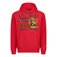 Red living life somewhere between jesus take the wheel Premium Hoodie - texasbilliewilder