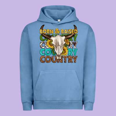 Urban Hoodie born and raised country western