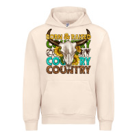 Sandshell born and raised country western Urban Hoodie - texasbilliewilder