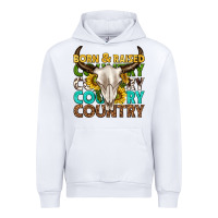 White born and raised country western Urban Hoodie - texasbilliewilder