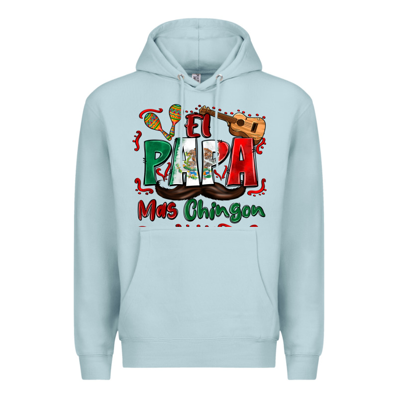 El Papa Mas Chingon Premium Hoodie by Zillion Design Studio | Teevron