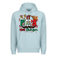 Blue Mist el papa mas chingon Premium Hoodie - Zillion Design Studio