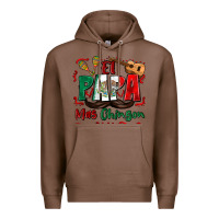 Chestnut el papa mas chingon Premium Hoodie - Zillion Design Studio