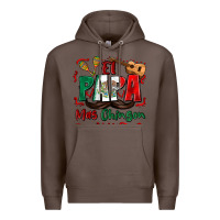 Coffee el papa mas chingon Premium Hoodie - Zillion Design Studio