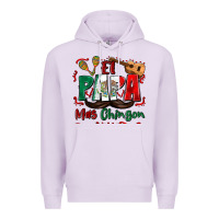 Lilac el papa mas chingon Premium Hoodie - Zillion Design Studio