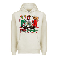 Oatmeal Heather el papa mas chingon Premium Hoodie - Zillion Design Studio