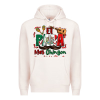 Pale Pink el papa mas chingon Premium Hoodie - Zillion Design Studio