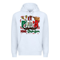 White el papa mas chingon Premium Hoodie - Zillion Design Studio