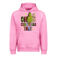 Fuchsia Pink Oh Christmas tree Christmas cake Urban Hoodie - RanaPortraitStore