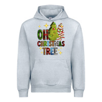 Heather Grey Oh Christmas tree Christmas cake Urban Hoodie - RanaPortraitStore