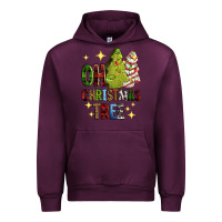 Mauve Wine Oh Christmas tree Christmas cake Urban Hoodie - RanaPortraitStore