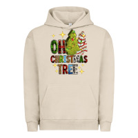 Pigment French Oak Oh Christmas tree Christmas cake Urban Hoodie - RanaPortraitStore