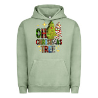 Pigment Oil Green Oh Christmas tree Christmas cake Urban Hoodie - RanaPortraitStore