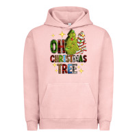 Pigment Salmon Oh Christmas tree Christmas cake Urban Hoodie - RanaPortraitStore