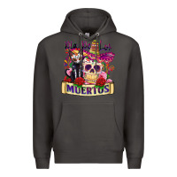 Smoke dia de los muertos Premium Hoodie - Zillion Design Studio