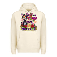 Tofu dia de los muertos Premium Hoodie - Zillion Design Studio