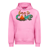 Fuchsia Pink born to camp Urban Hoodie - texasbilliewilder