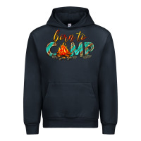 Navy born to camp Urban Hoodie - texasbilliewilder