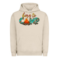 Pigment French Oak born to camp Urban Hoodie - texasbilliewilder