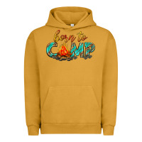 Pigment Peanut Butter born to camp Urban Hoodie - texasbilliewilder