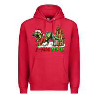 Cardinal t rex x mas mood Premium Hoodie - RanaPortraitStore