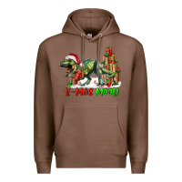 Chestnut t rex x mas mood Premium Hoodie - RanaPortraitStore