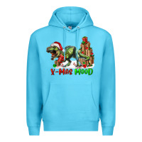 Ocean Blue t rex x mas mood Premium Hoodie - RanaPortraitStore