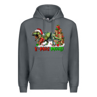 Rock t rex x mas mood Premium Hoodie - RanaPortraitStore