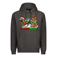 Smoke t rex x mas mood Premium Hoodie - RanaPortraitStore