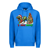 True Royal t rex x mas mood Premium Hoodie - RanaPortraitStore