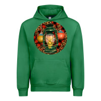 Emerald Xmas Lantern Christmas Urban Hoodie - RanaPortraitStore