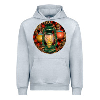 Heather Grey Xmas Lantern Christmas Urban Hoodie - RanaPortraitStore