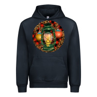 Navy Xmas Lantern Christmas Urban Hoodie - RanaPortraitStore