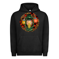 Pigment Black Xmas Lantern Christmas Urban Hoodie - RanaPortraitStore