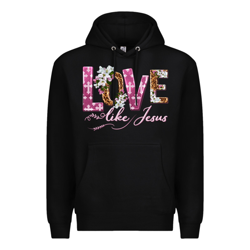 Love Like Jesus Premium Hoodie by texasbilliewilder | Teevron
