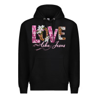 Black love like jesus Premium Hoodie - texasbilliewilder