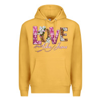 Mustard love like jesus Premium Hoodie - texasbilliewilder