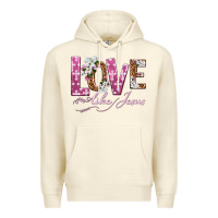 Sandshell love like jesus Premium Hoodie - texasbilliewilder