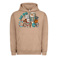 Pigment Burro but first coffee Urban Hoodie - texasbilliewilder