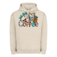 Pigment French Oak but first coffee Urban Hoodie - texasbilliewilder