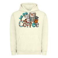 Pigment Pistachio but first coffee Urban Hoodie - texasbilliewilder