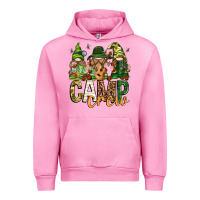 Fuchsia Pink camp crew with gnomies Urban Hoodie - texasbilliewilder