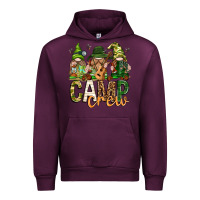 Mauve Wine camp crew with gnomies Urban Hoodie - texasbilliewilder