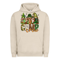 Pigment French Oak camp crew with gnomies Urban Hoodie - texasbilliewilder