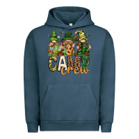 Pigment Midnight Navy camp crew with gnomies Urban Hoodie - texasbilliewilder
